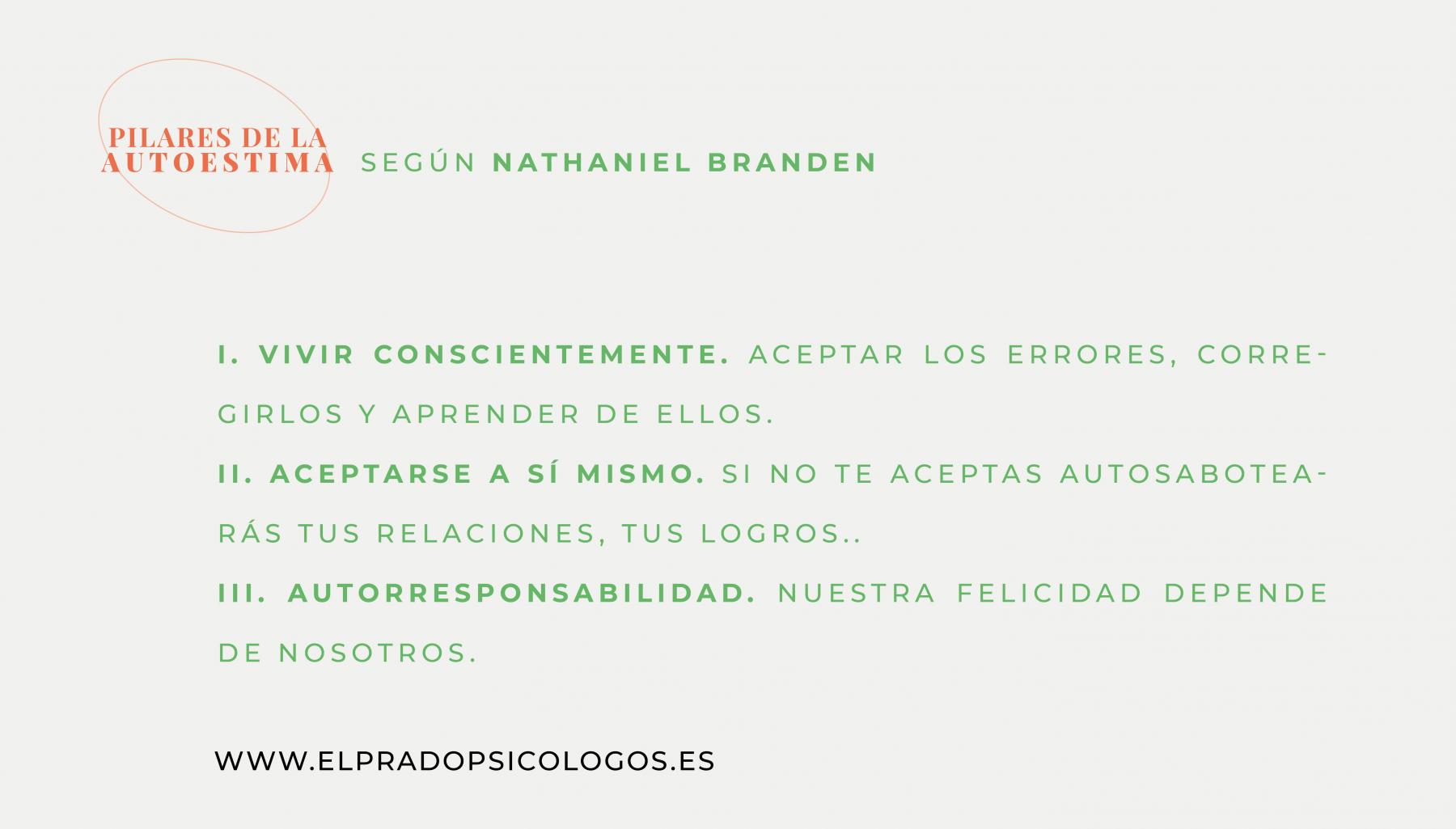 seis pilares de la autoestima